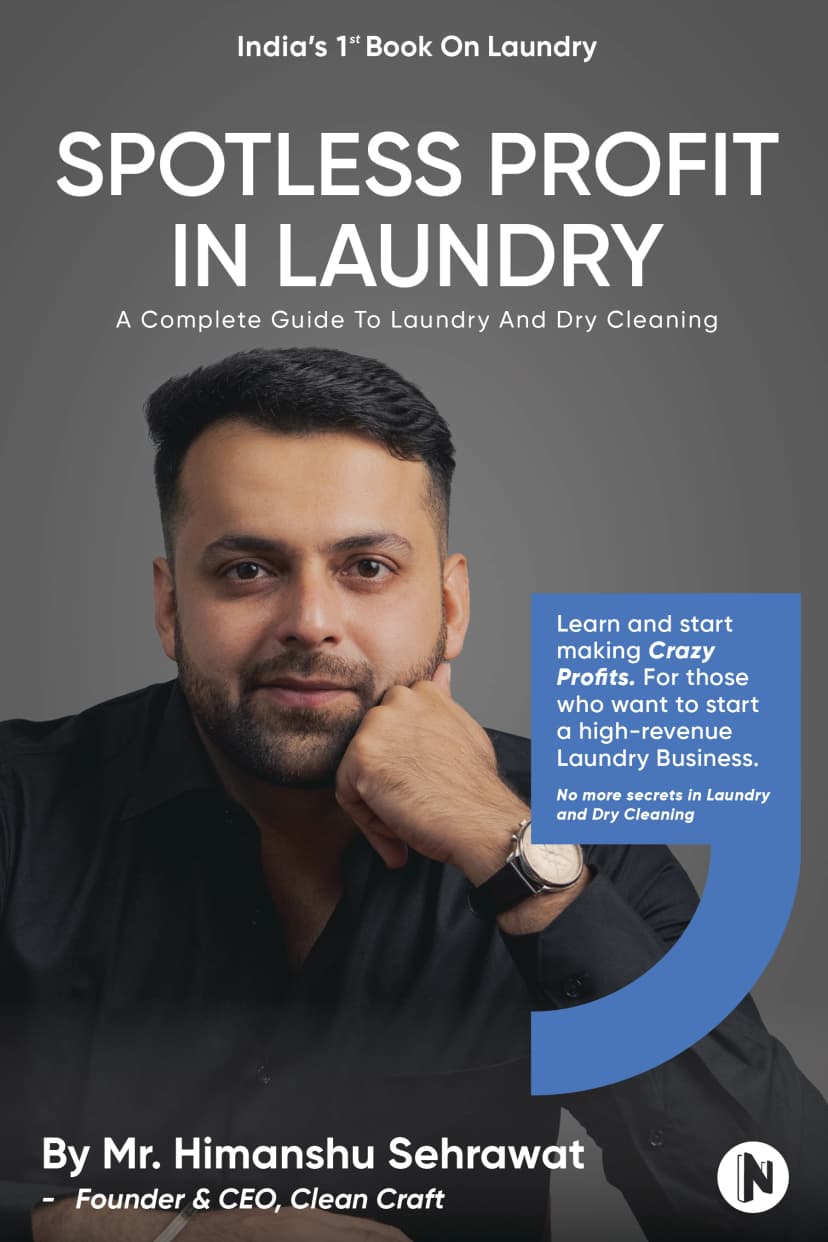 Spotless Profit in Laundry eBook Cover - How to Start Laundry Business in India